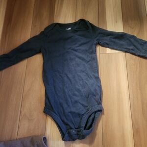 Dark Blue Long Sleeve Onesie
